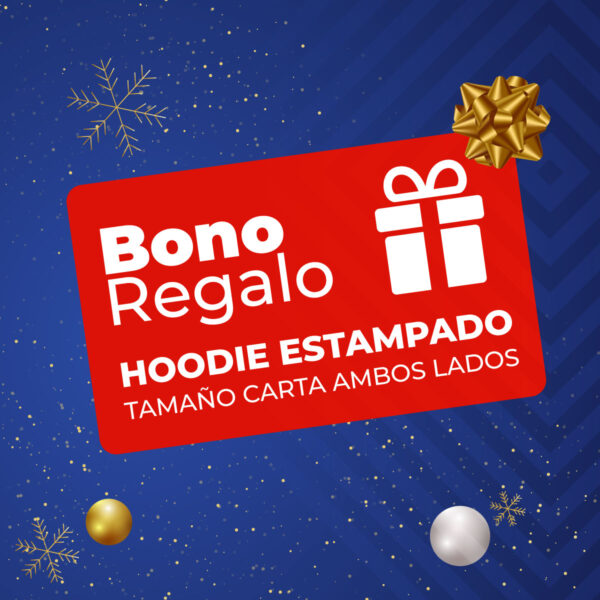 Bono hoodie carta 2 lados