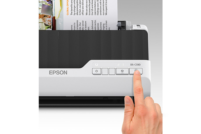 Escáner Epson DS-C330 Compacto con ADF 20 Hojas 30 ppm - Imagen 3