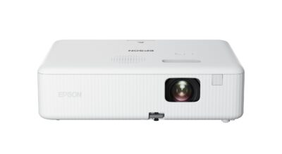 Proyector Epson Portátil Flex CO-W01 3LCD WXGA de 3000 lúmenes vista frontal