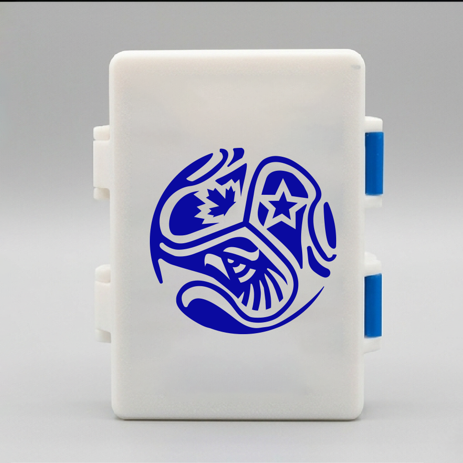 Caja 3D Mundialista Blanca para Láminas de Fútbol | AUROS