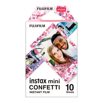 Película Fujifilm Instax Mini Confetti x10 para fotos instantáneas